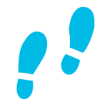 Fitbit Icon - Feet Symbol