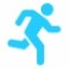Fitbit Icon - Man Running