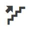 Fitbit Icon - Stairs Symbol