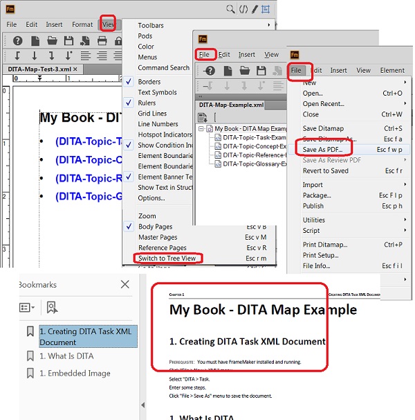 Generate PDF Book with DITA Map in FrameMaker
