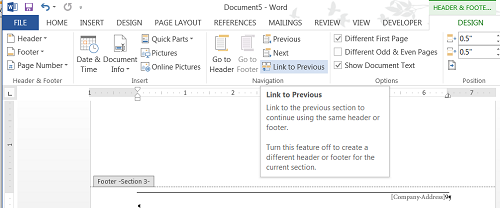 Microsoft Word - Header and Footer Design Tools