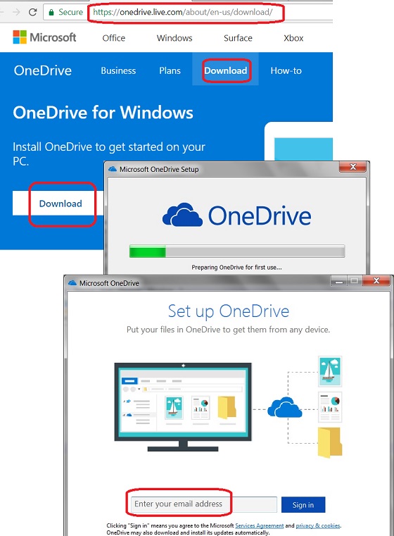Download and Install OneDrive for Windows