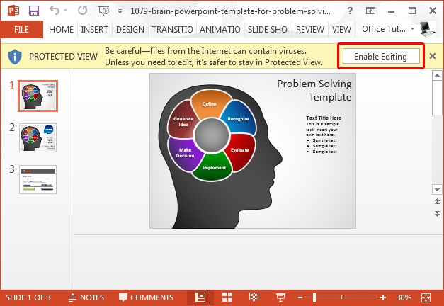 Turn Off Protected View in PowerPoint Desktop