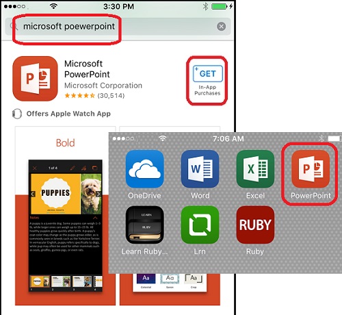 Download and Install PowerPoint for iPhone