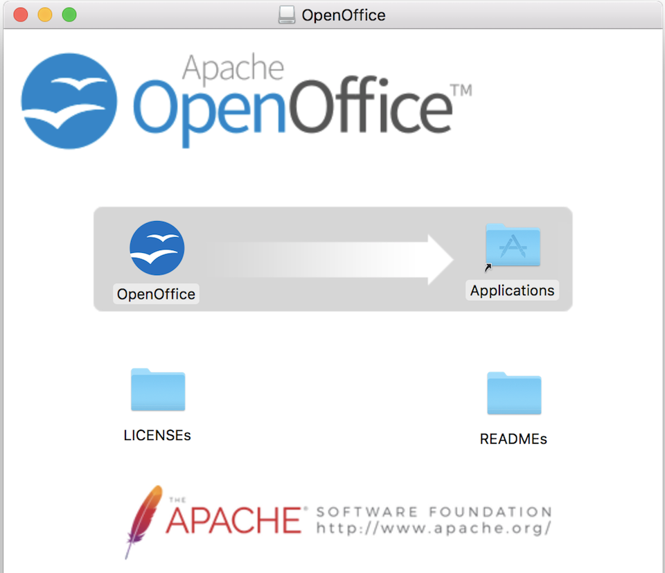 Download and Install OpenOffice on macOS