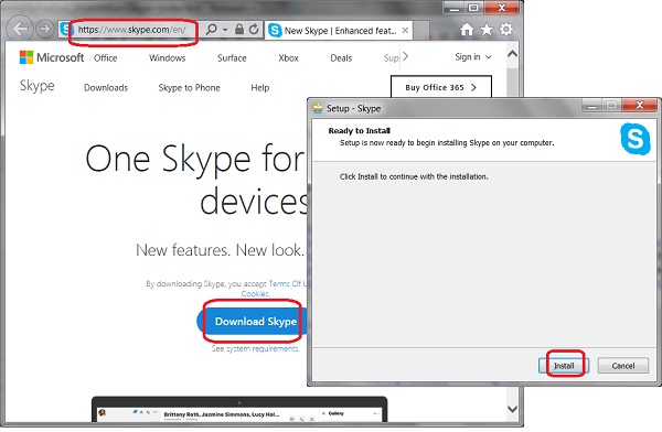 Download and Install Skype for Windows