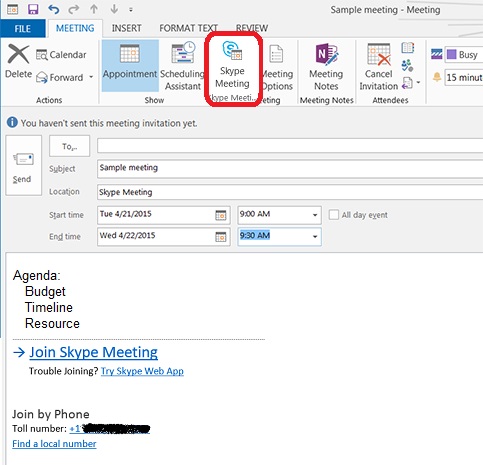 join skype meeting missing from outlook